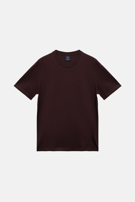 T-shirt met korte mouwen - bordeaux
