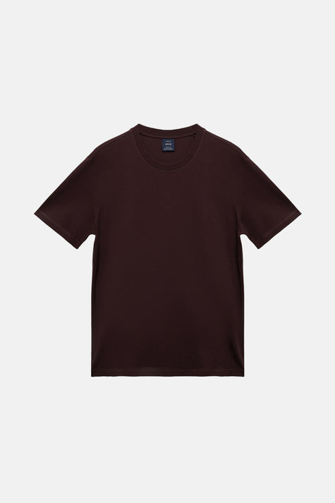 T-shirt met korte mouwen - bordeaux