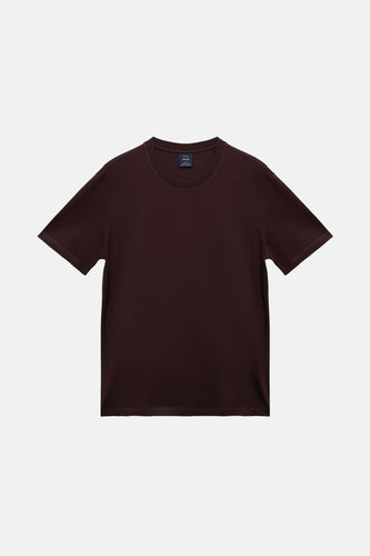T-shirt met korte mouwen - bordeaux - MANGO - 6