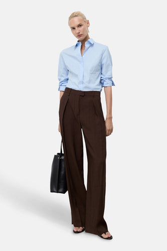 Chemise à manches longues - bleu - MANGO - 6