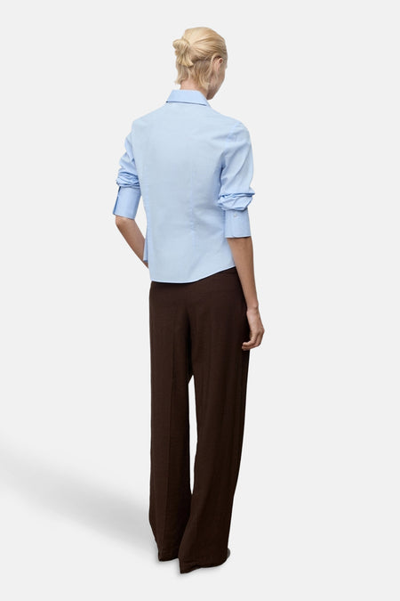 Chemise à manches longues - bleu