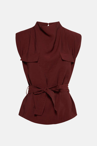 Blouse - bordeaux - MANGO - 10