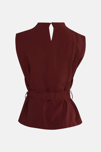 Blouse - bordeaux - MANGO - 10