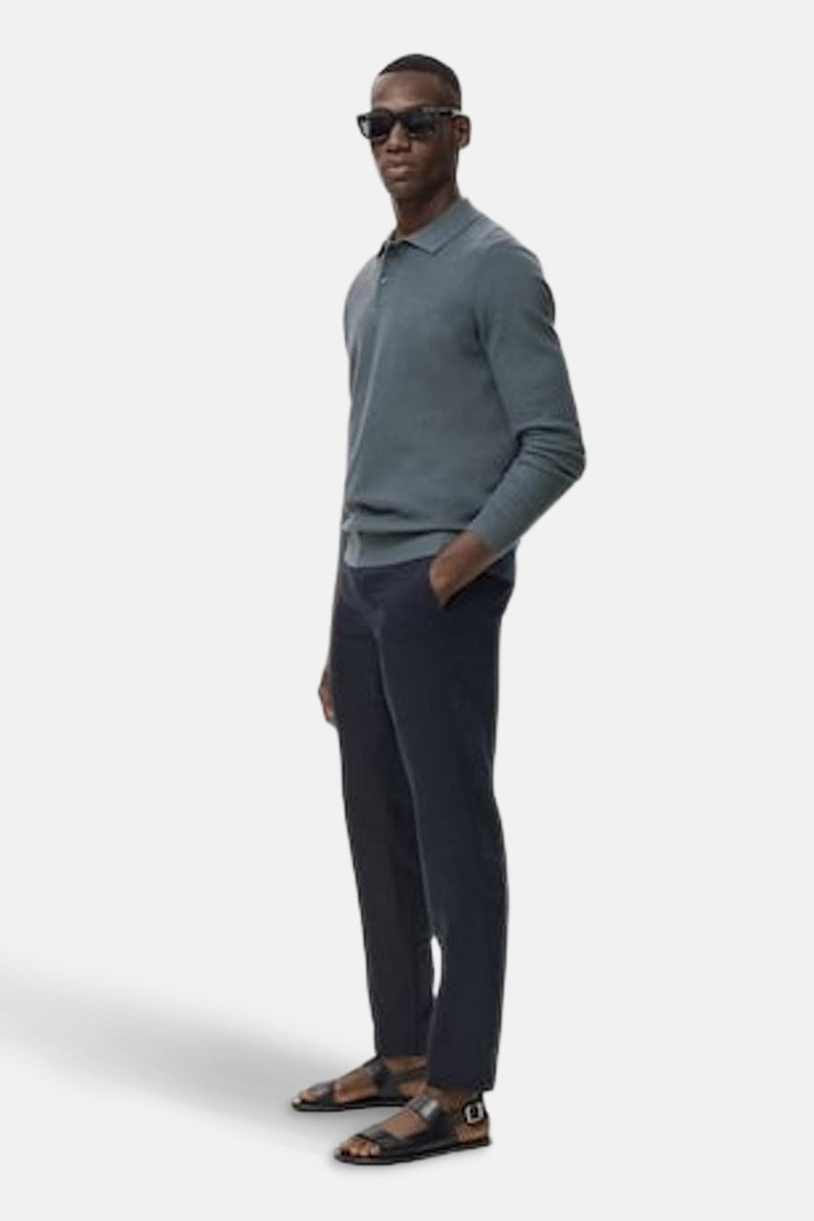 Pull met ronde hals - groen - MANGO