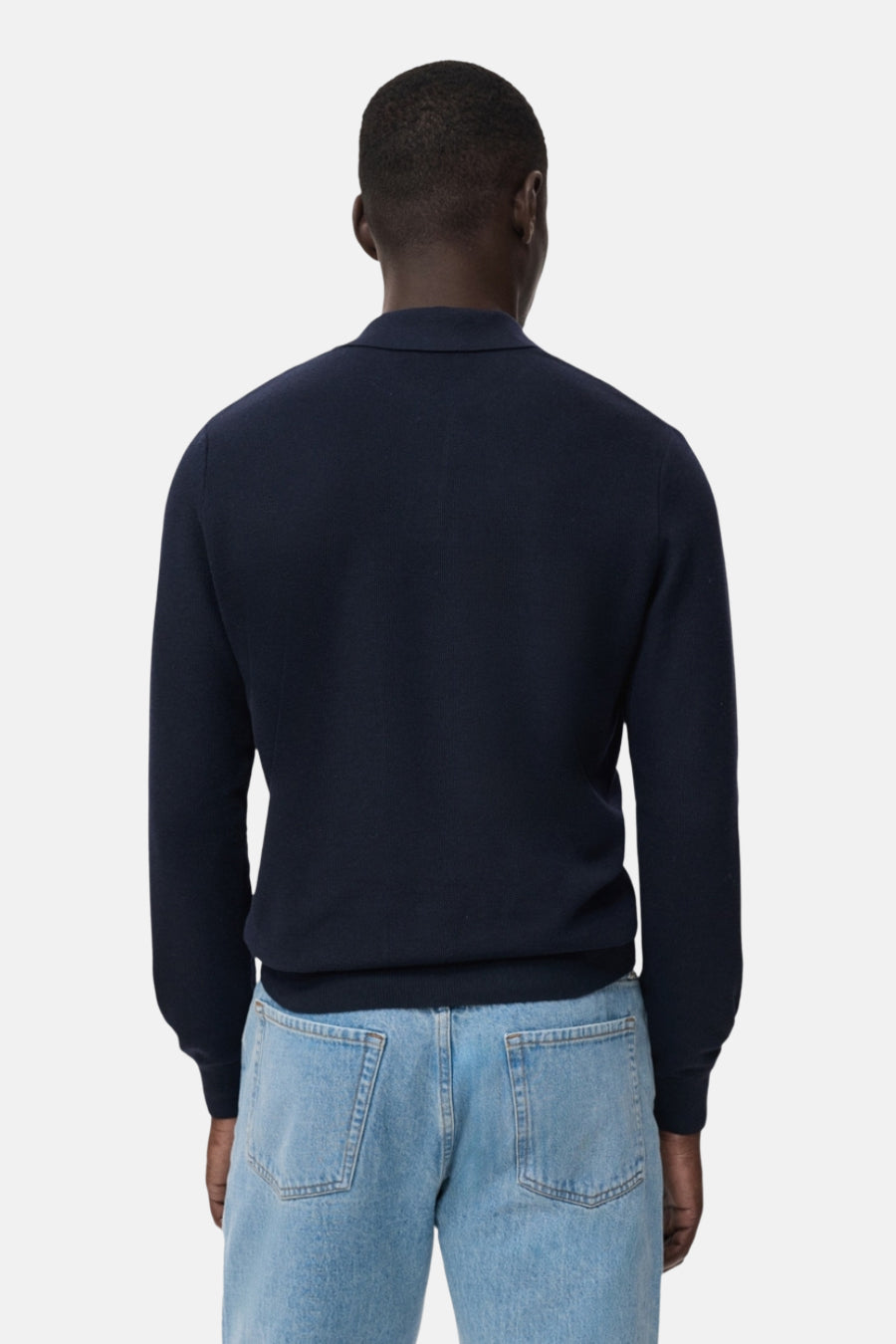 Pull met ronde hals - blauw - MANGO - 3