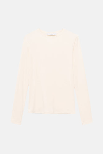 T-shirt met lange mouwen - beige