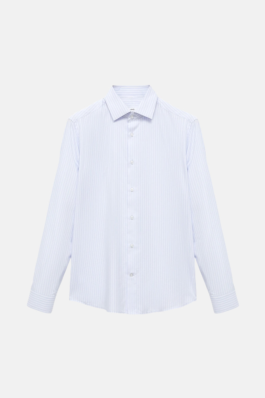 Hemd met lange mouwen - Blauw - MANGO