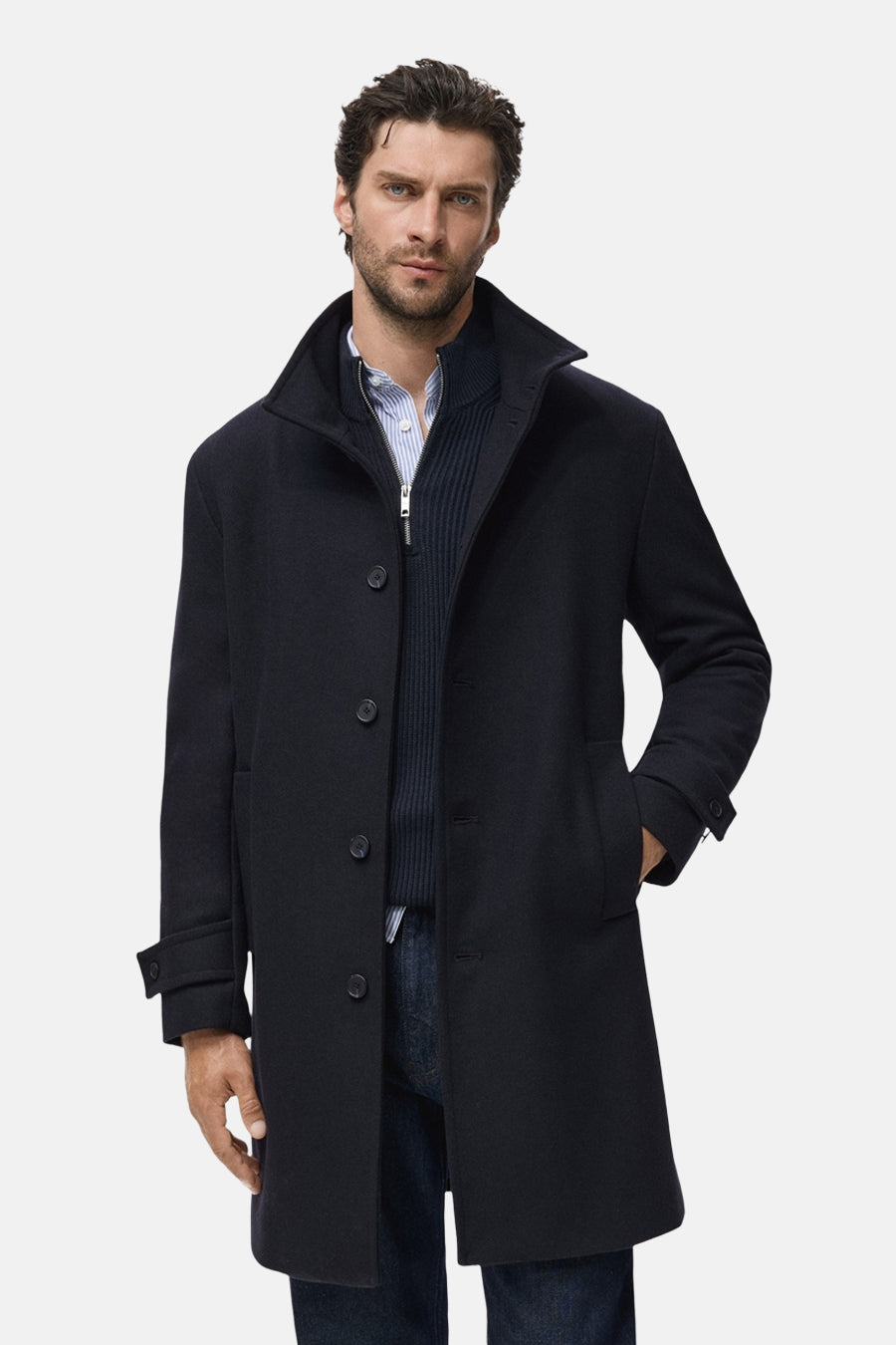 Manteau - bleu - MANGO