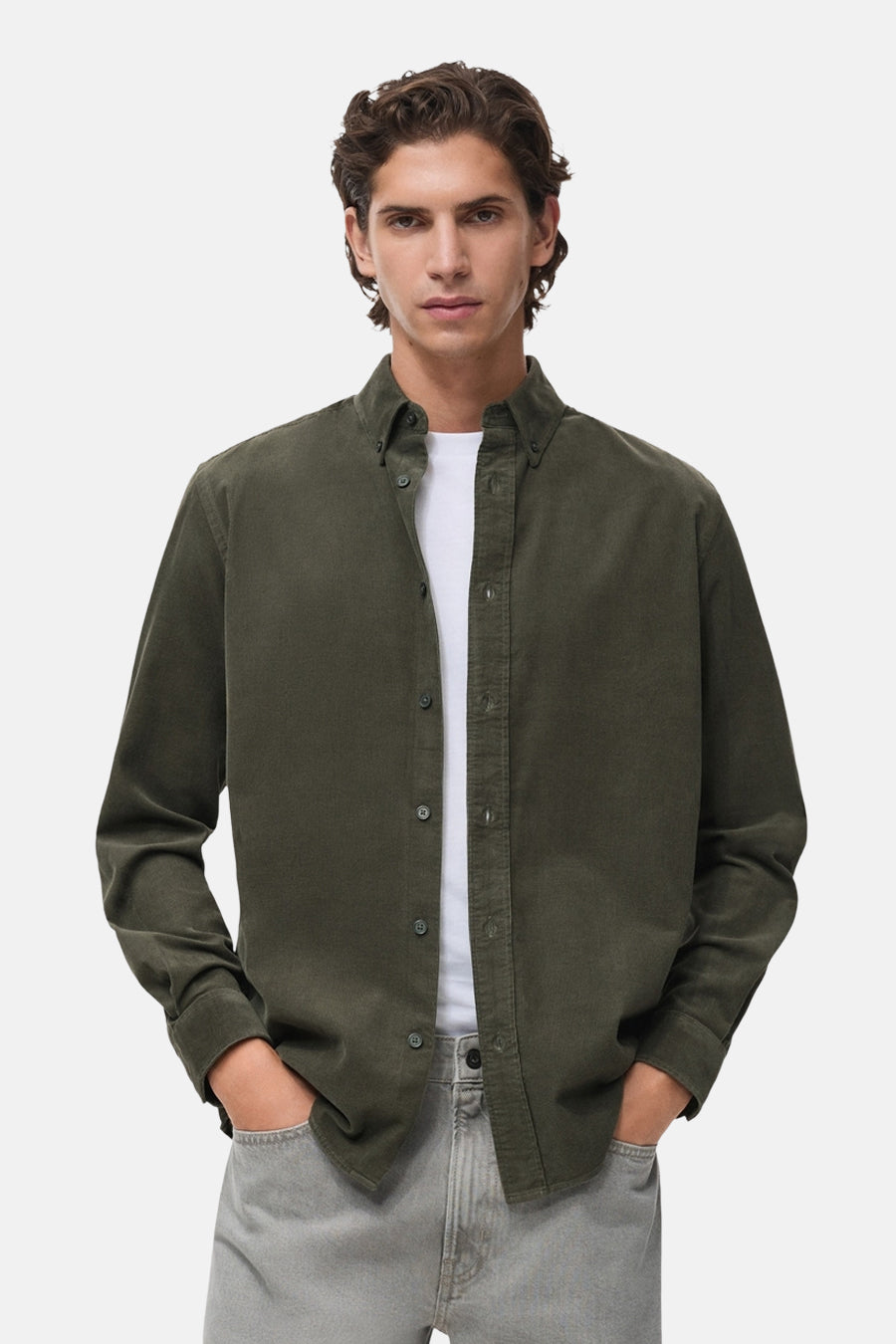 Chemise à manches longues - vert