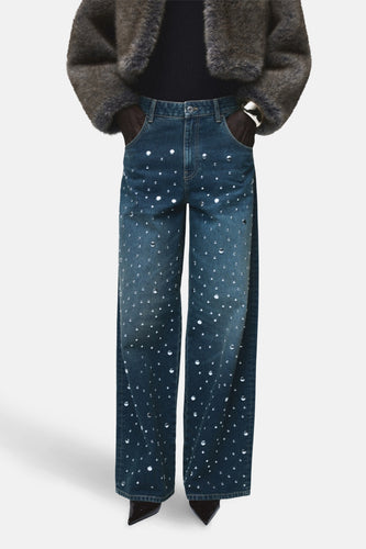 ELINA - mid blue denim - MANGO