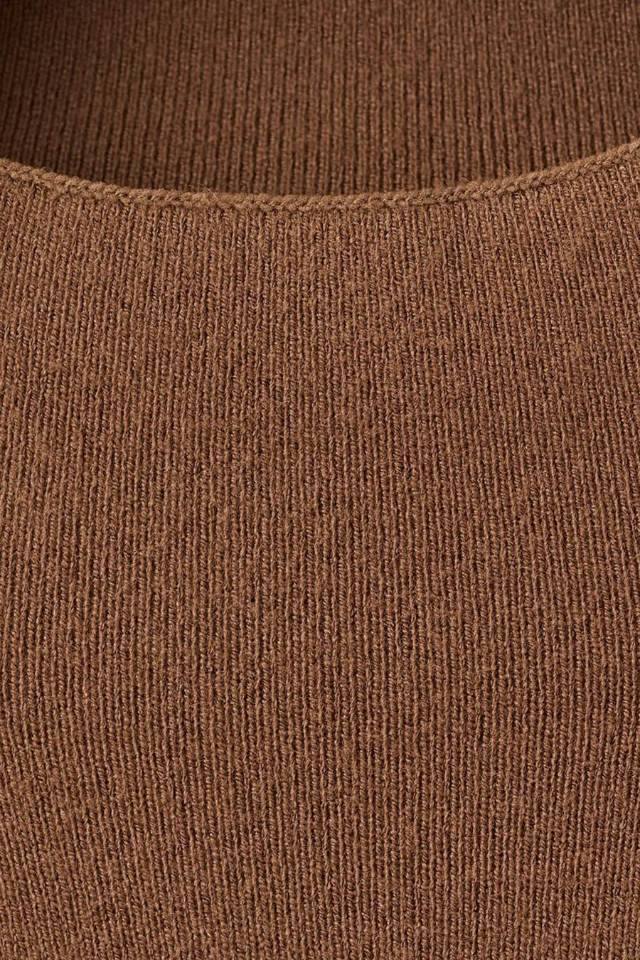 Pull à col roulé - brun