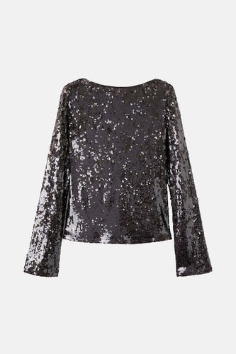 Blouse (lange mouwen) bruin - MANGO