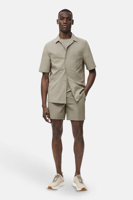 Chemise (manches courtes) Brun - MANGO