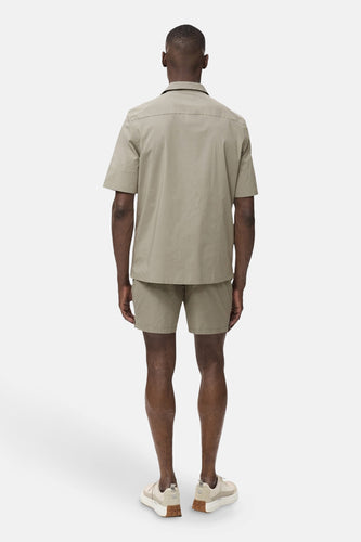 Chemise à manches courtes - Kaki - MANGO