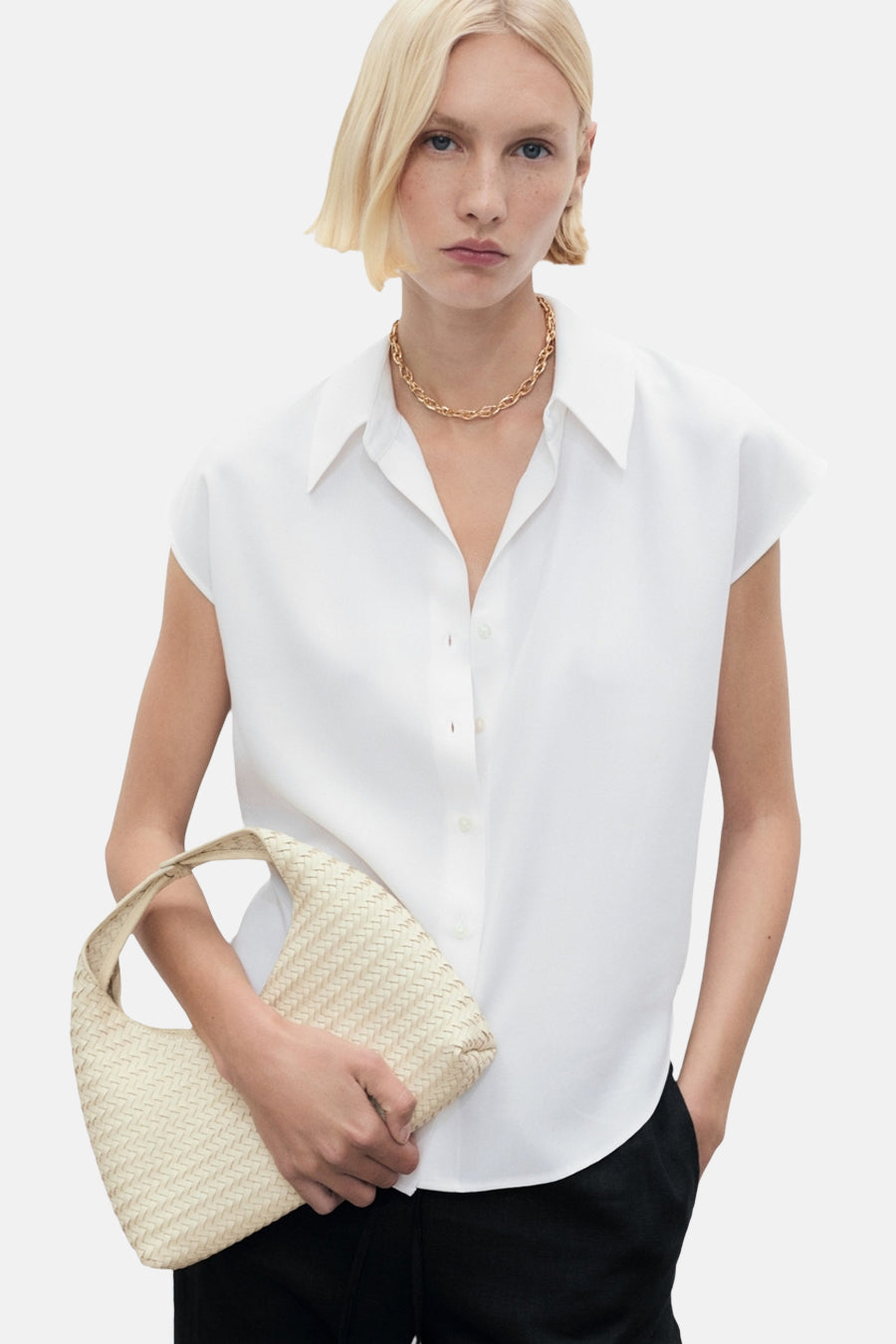 Chemisier - blanc