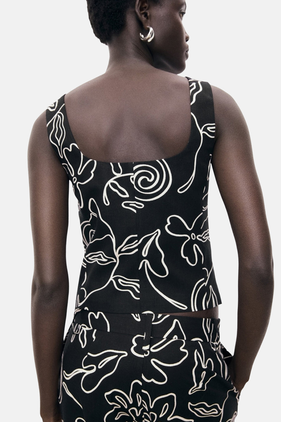 Blouse - Noir - MANGO - 3