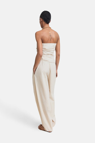 Broek - beige - MANGO - 6