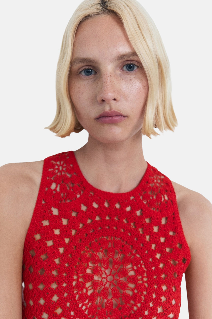 Blouse - rood - MANGO - 4