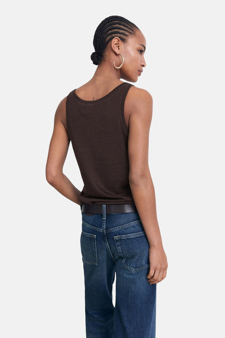 Tanktop Bruin - MANGO