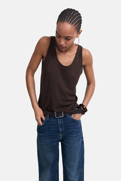 Débardeur - brun