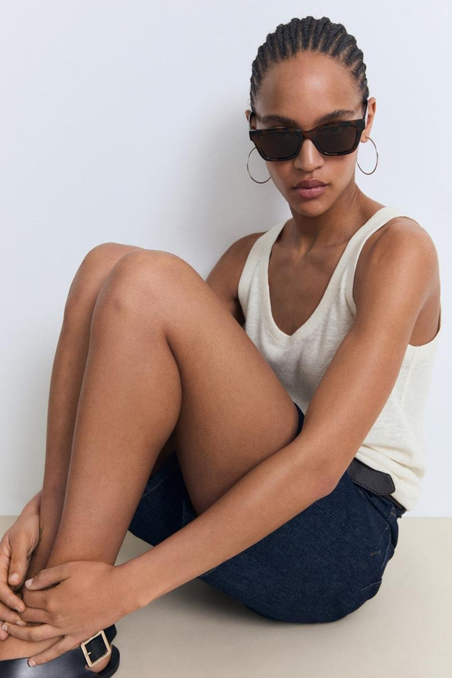 Débardeur - beige - MANGO