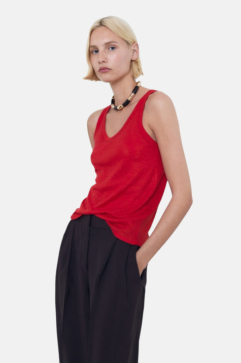Tanktop Rood - MANGO