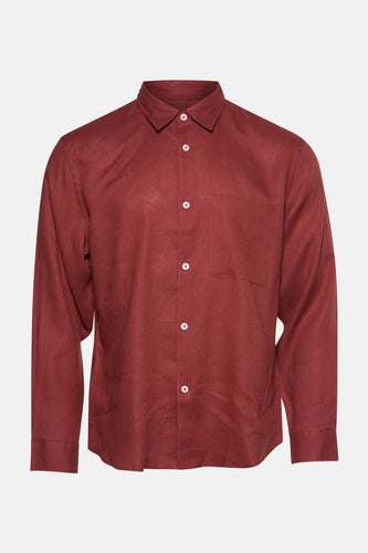 Hemd met lange mouwen - rood
