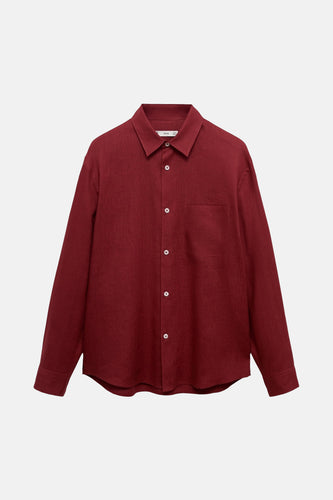 Chemise à manches longues - rouge - MANGO