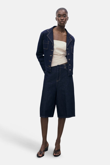 Bermuda - Dark blue denim