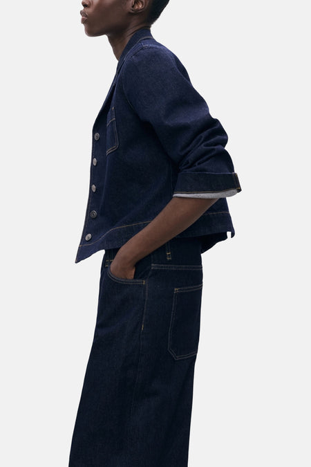 Bermuda - Dark blue denim