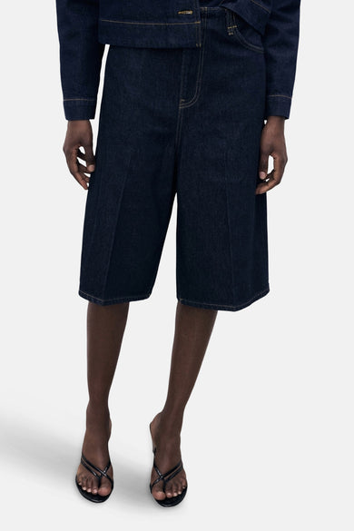 Bermuda - Dark blue denim