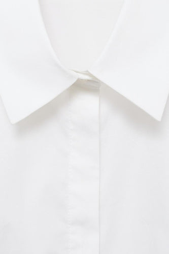 Chemise à manches longues - blanc