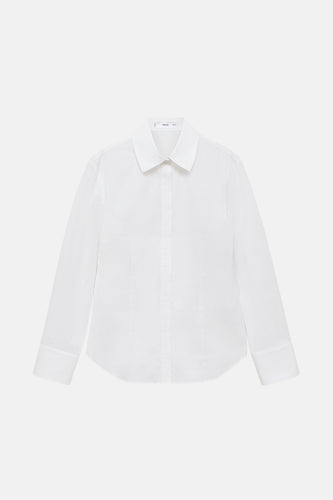 Chemise à manches longues - blanc