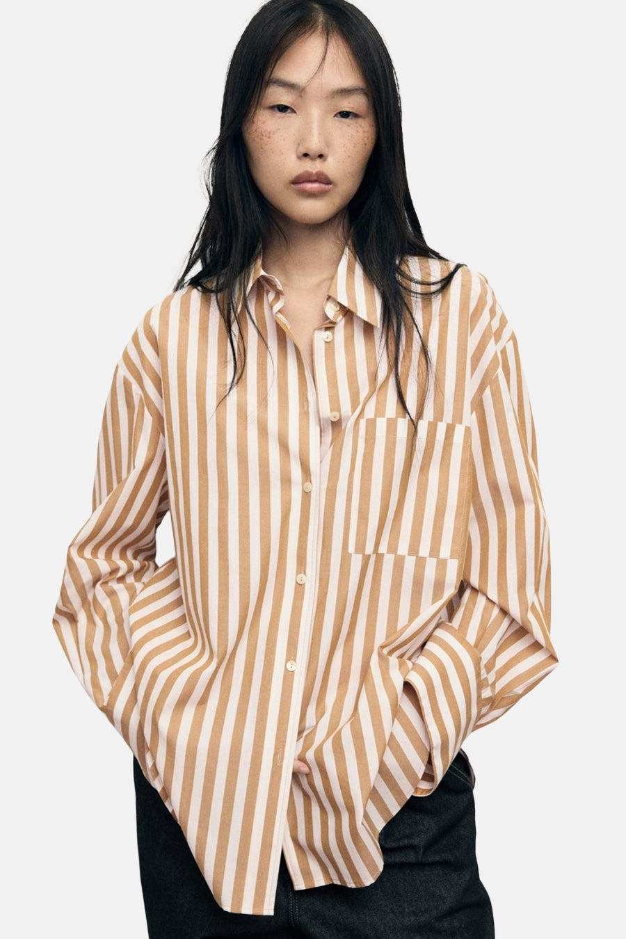 Chemise à manches longues - multicolore