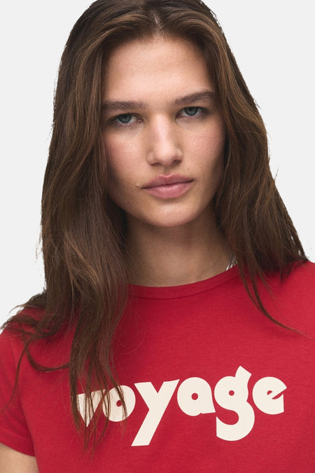 T-shirt à manches courtes - Rouge