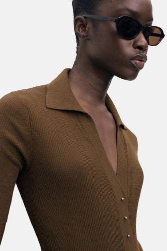 Polo met korte mouwen - Kaki - MANGO - 6