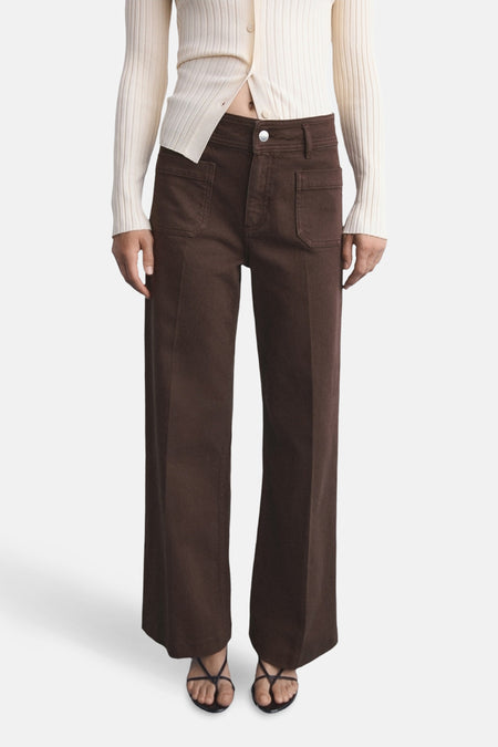 Colored jeans - bruin