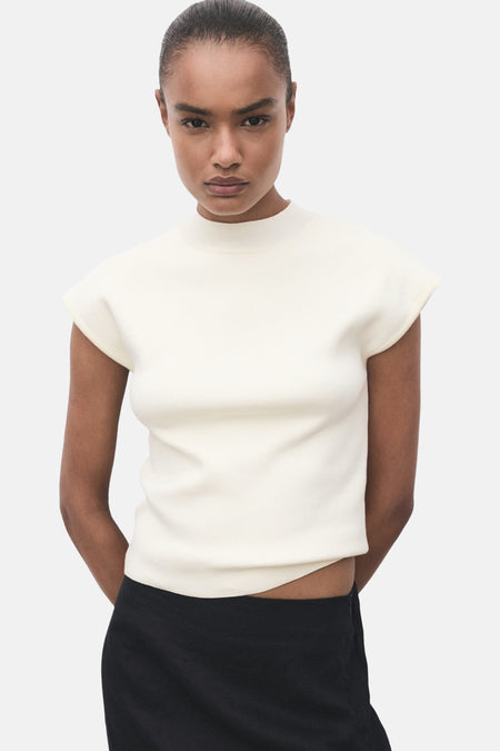 Top (zonder mouwen) Wit - MANGO