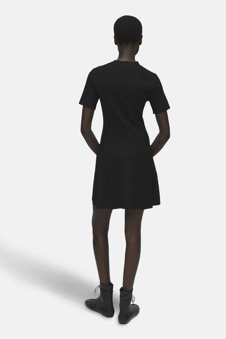 Robes manches courtes noir - MANGO