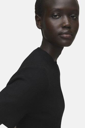 Kleedje met korte mouwen - zwart - MANGO