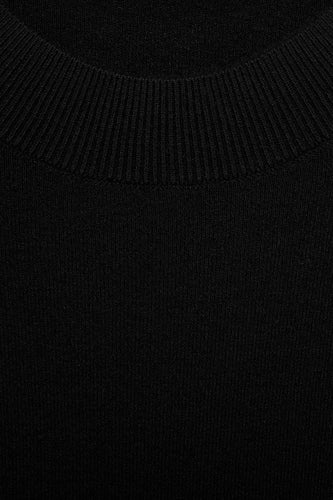 Kleedje met korte mouwen - zwart - MANGO