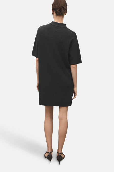 Robe à manches courtes - gris