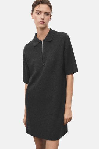 Kleedje met korte mouwen - grijs - MANGO