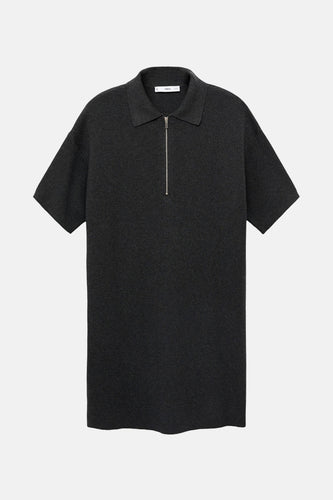 Kleedje met korte mouwen - grijs - MANGO