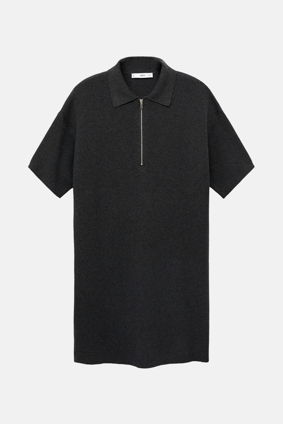 Kleedje met korte mouwen - grijs - MANGO