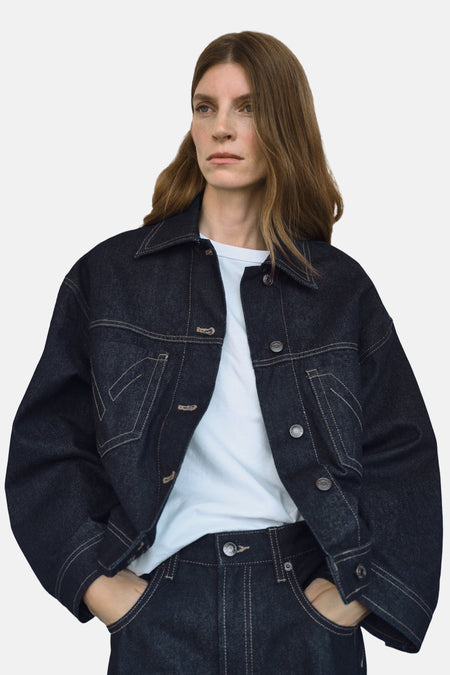 Jeansjas - Dark blue denim