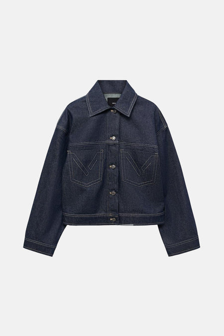 Jeansjas - Dark blue denim
