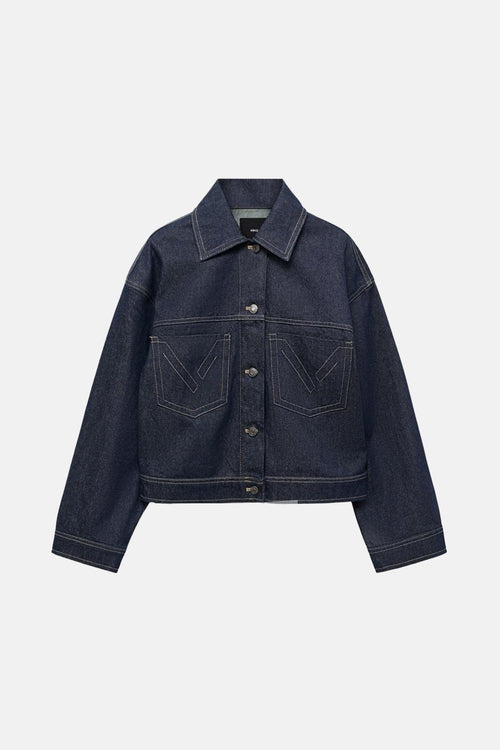 Jeansjas - Dark blue denim