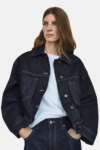 Jeansjas - Dark blue denim