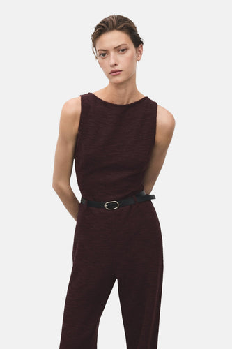 Jumpsuit - bordeaux - MANGO